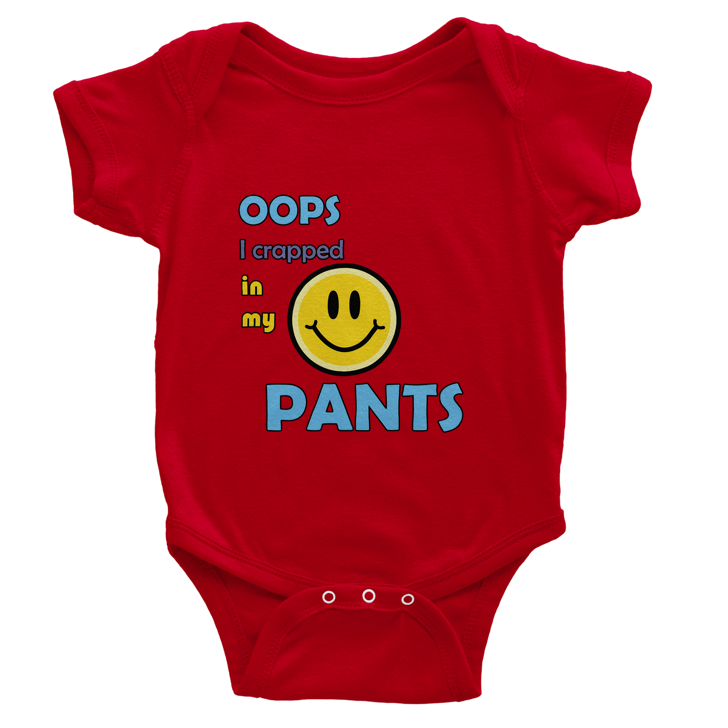 Oops! Time for a Change: Funny Baby One Piece