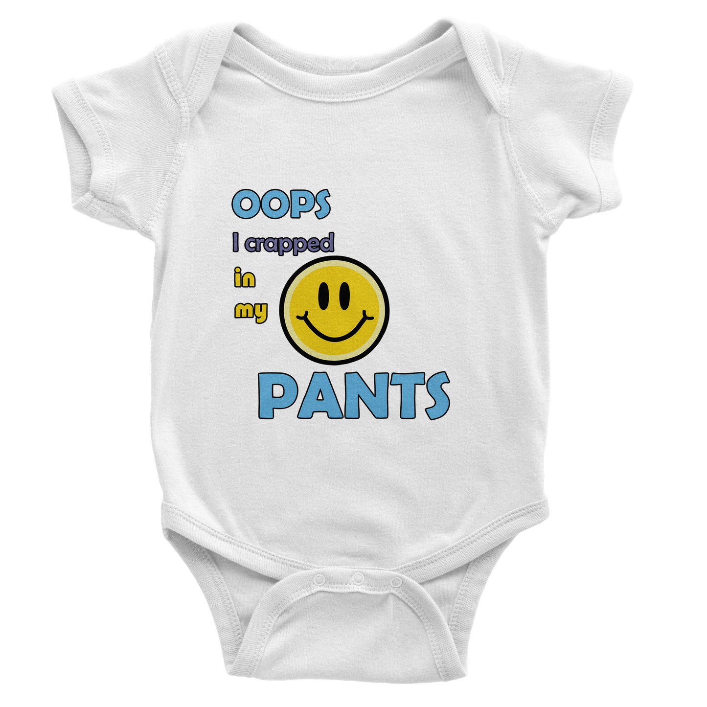 Oops! Time for a Change: Funny Baby One Piece