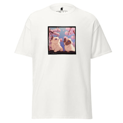 Sakura Kittens T-Shirt - Adorable Felines Under Cherry Blossom Trees